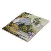 日曜日の神社、「Le Costume AncienとModerからのペルー、 タイル (側面)