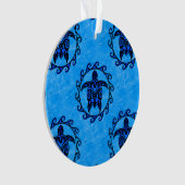 日曜日の種族のマオリのカメ オーナメント (正面)