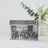 日曜日の紙の配信, 1909 ポストカード (スタンド正面)