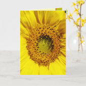 日曜日の花 カード (黄色い花)