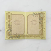 日曜日の記号の挨拶状 カード (内部)