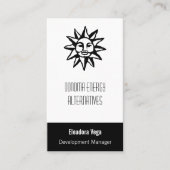 日曜日の記号 名刺 (正面)