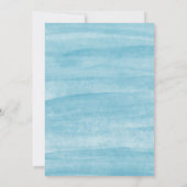 日曜日の誕生日のパーティの招待状の夏のおもしろい 招待状 (裏面)