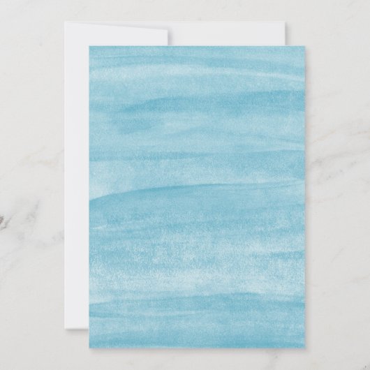 日曜日の誕生日のパーティの招待状の夏のおもしろい 招待状 (裏面)