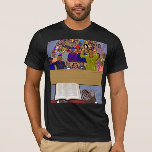 日曜日の説教のTシャツ Tシャツ (正面)