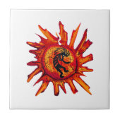 日曜日の調子 タイル (正面)