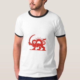 日曜日の赤いライオン、イラン Tシャツ