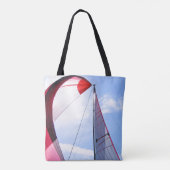 日曜日の赤いSpinnaker トートバッグ (裏面)