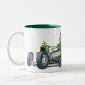 日曜日の運転者のマグ ツートーンマグカップ (左)