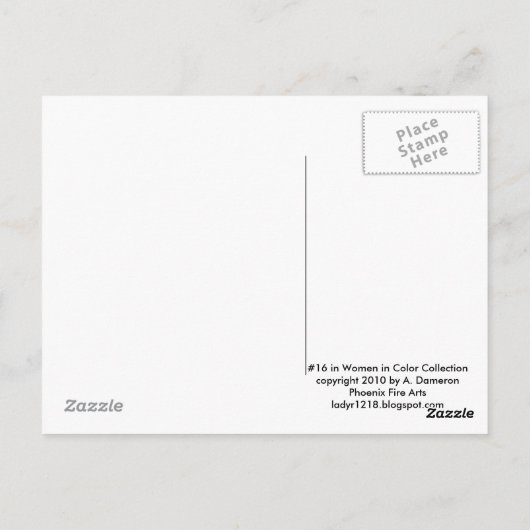 日曜日の郵便はがきのための範囲 ポストカード (裏面)