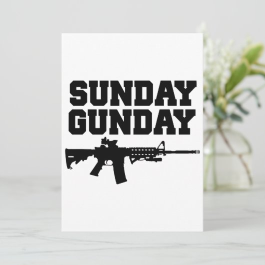 日曜日の銃tシャツ (スタンド正面)