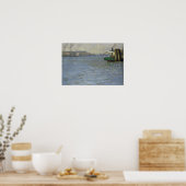 日曜日の雰囲気オンザエルベ ポスター (キッチン)