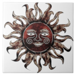 日曜日の青銅色のフラクタル タイル