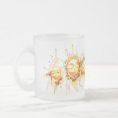 日曜日の顔 フロストグラスマグカップ (左)