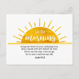 日曜日の黄色い賛美歌 ポストカード