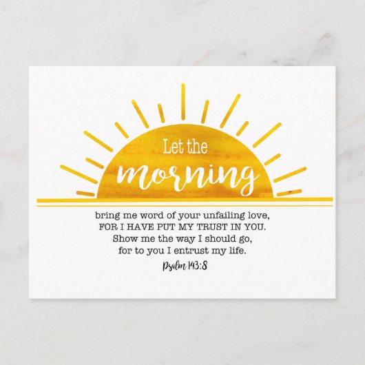 日曜日の黄色い賛美歌 ポストカード (正面)