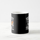 日曜日はイエスとサッカーのために コーヒーマグカップ (中央)