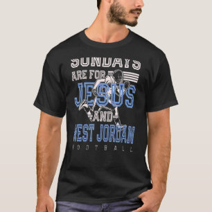 日曜日はイエスとヨルダンのサッカー歌 Tシャツ