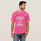 日曜日はイエズス・フットボールT用だ Tシャツ (正面フル)