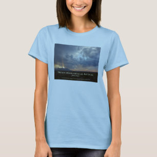 日曜日はジョンMuirの女性のTシャツを照らします Tシャツ