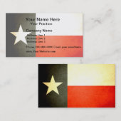 日曜日はテキサス州の旗に接吻しました 名刺 (正面/裏面)