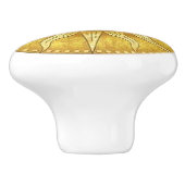 日曜日はドアまたは引出しの引きに直面します セラミックノブ (側面)