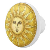 日曜日はドアまたは引出しの引きに直面します セラミックノブ (右)