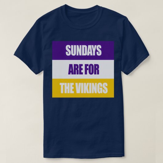 日曜日はバイキング1用 Tシャツ (デザイン正面)