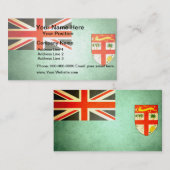 日曜日はフィージーの旗に接吻しました 名刺 (正面/裏面)