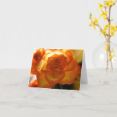 日曜日は上がりました カード (黄色い花)