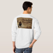 日曜日は信頼およびフィットネスのグループをナイト爵に叙します Tシャツ (裏面フル)