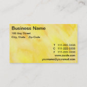 日曜日は名刺を放射します 名刺 (裏面)