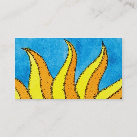 日曜日は名刺を放射します 名刺 (正面)