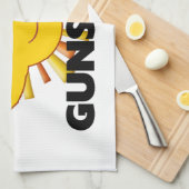 日曜日は撃ちます キッチンタオル (四つ折り)