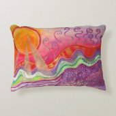 日曜日は景色を放射します アクセントクッション (正面)