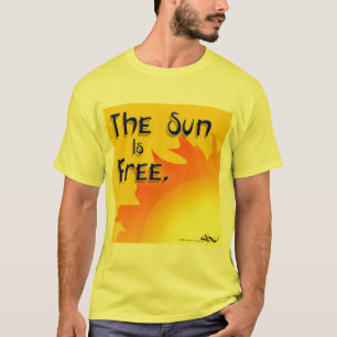 日曜日は自由なティーです Tシャツ