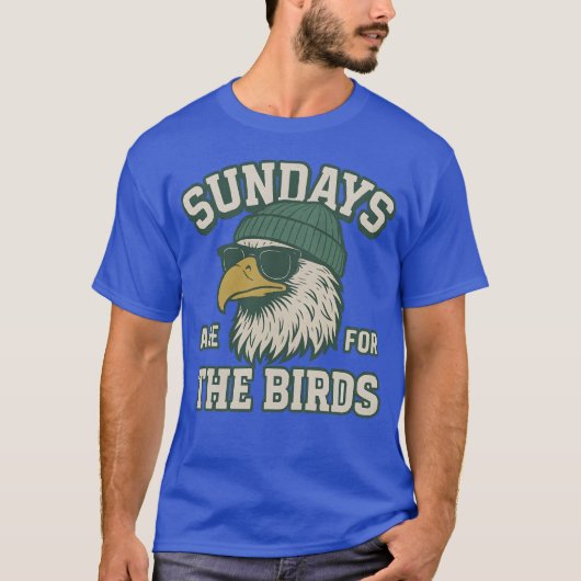 日曜日は鳥のためにある Tシャツ (正面)