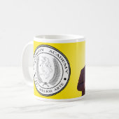 日曜日はFontbronアカデミーのマグで照ります コーヒーマグカップ (正面左)