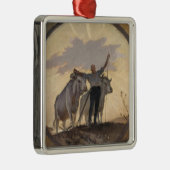 日曜日への地球の賛美歌、1892年 メタルオーナメント (右)