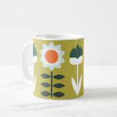 日曜日をオリーブ色置いて下さい コーヒーマグカップ (正面左)