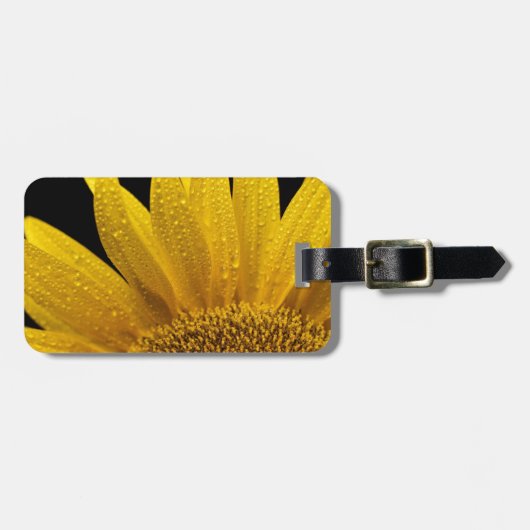 日曜日を浸すヒマワリ ラゲッジタグ (正面横)