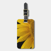 日曜日を浸すヒマワリ ラゲッジタグ (正面縦)