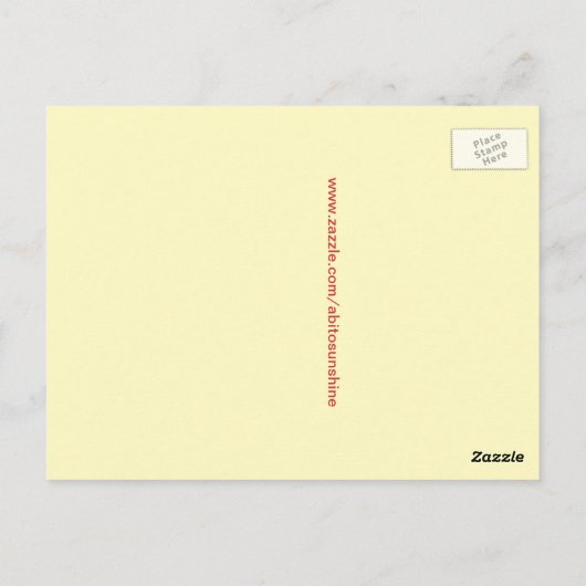 日曜日を熟視 ポストカード (裏面)