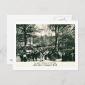 日曜日アットザブロンクス動物園ヴィンテージ ポストカード (正面/裏面)