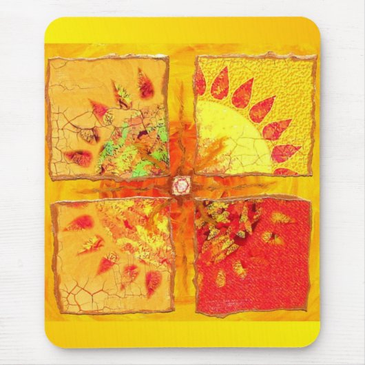 日曜日カードを持ち帰って下さい マウスパッド (正面)