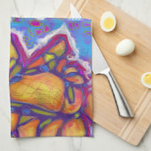 "日曜日倍"のタオル キッチンタオル (四つ折り)