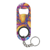 "日曜日倍"の小型ステンレス鋼の栓抜き キーホルダー栓抜き (裏面)