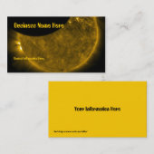 日曜日及び月の名刺 名刺 (正面/裏面)