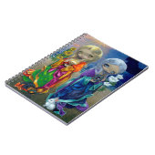 "日曜日子供および蟹座生まれの人"のノート ノートブック (左側)