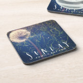 日曜日家族はおもしろいを食べます コースター (左側)